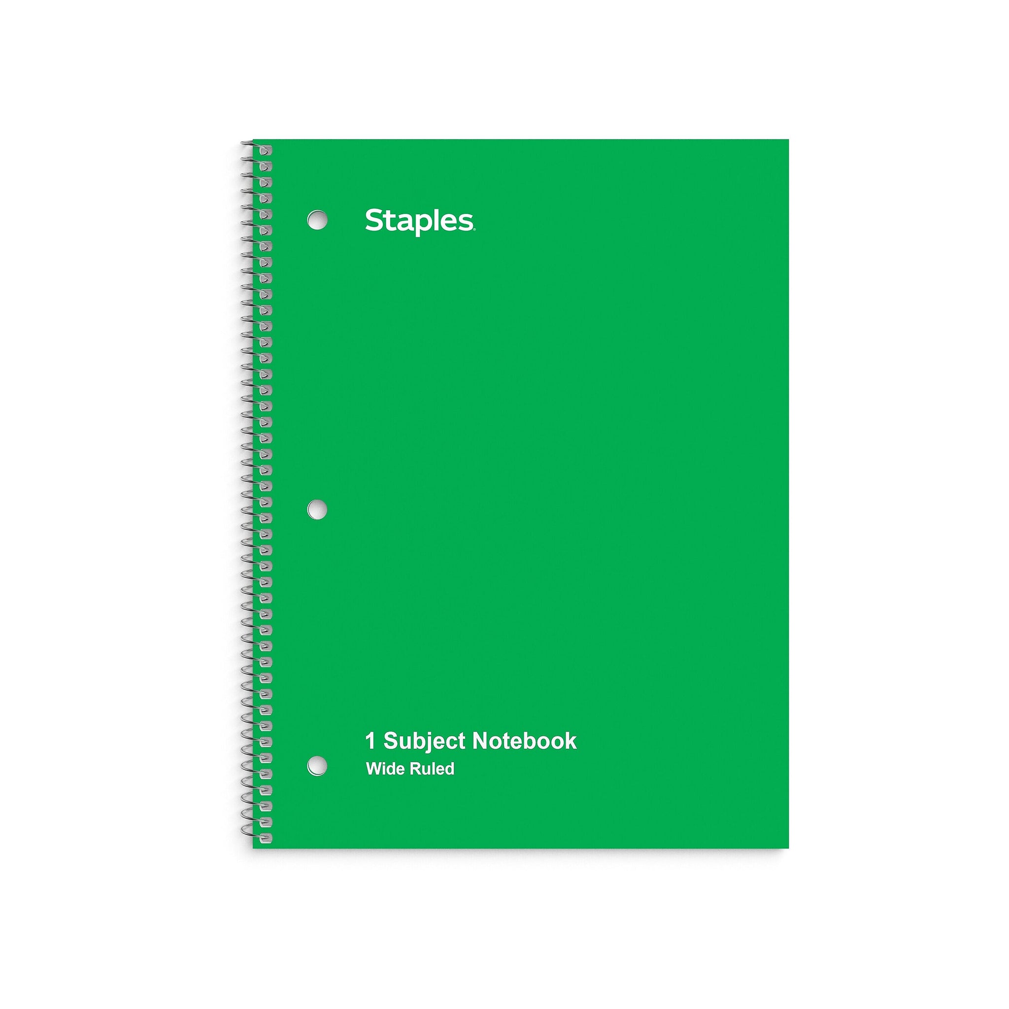 Staples 1-Subject Notebook, 8