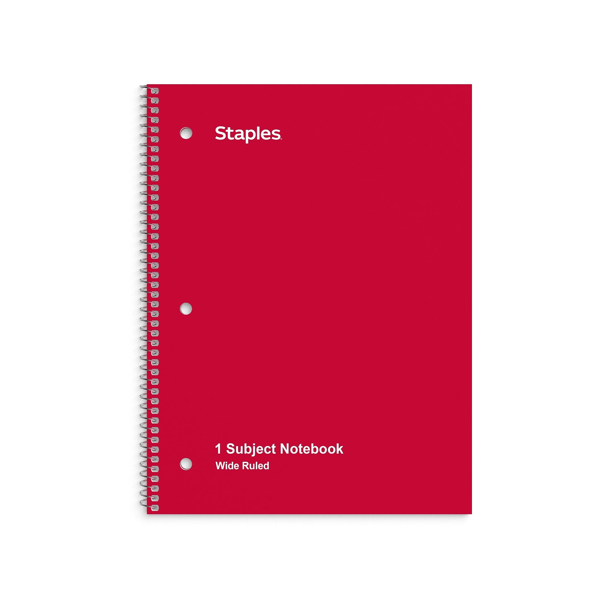 Staples 1-Subject Notebook, 8