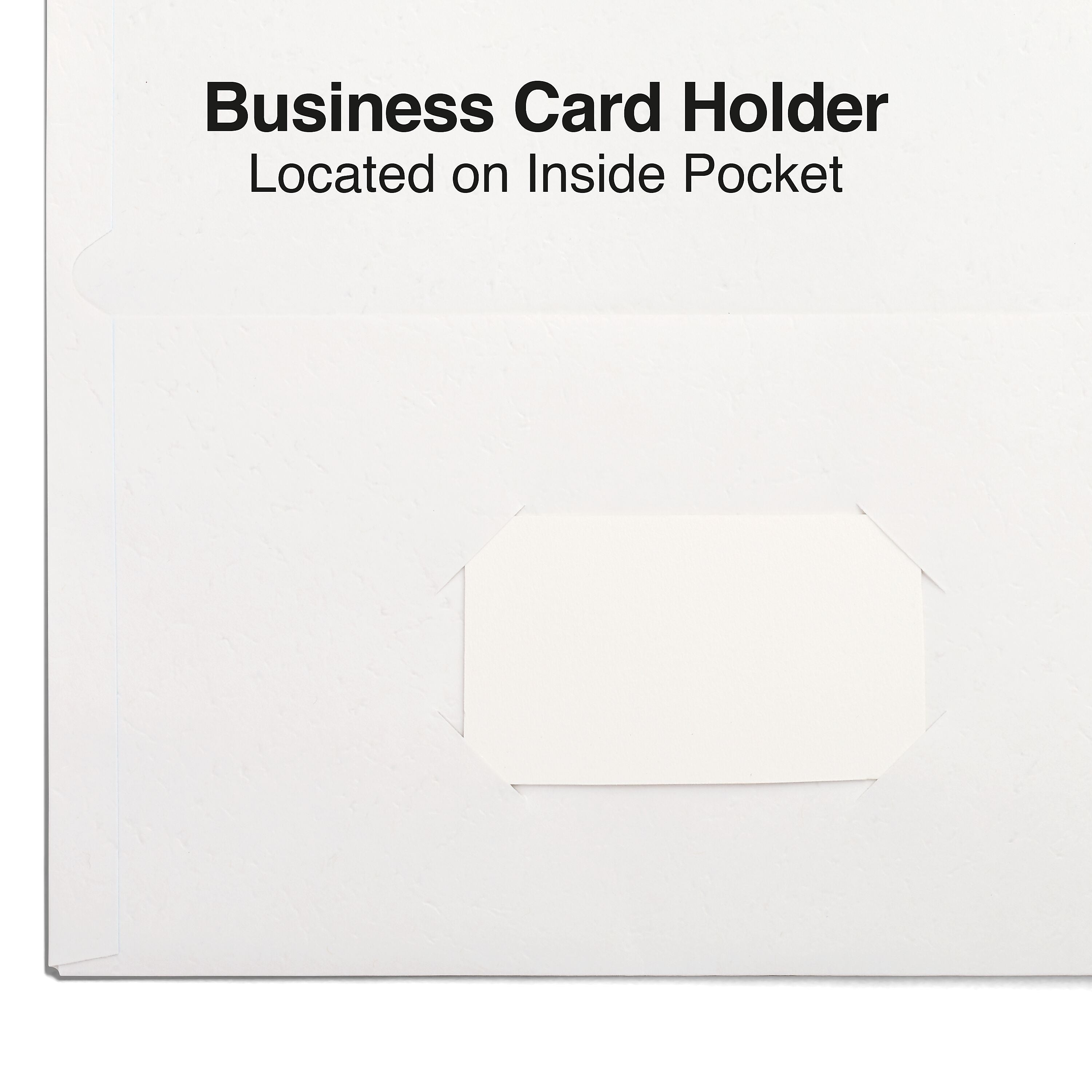 Staples 10% Recycled Smooth 2-Pocket Paper Presentation Folder, White, 10/Pack
