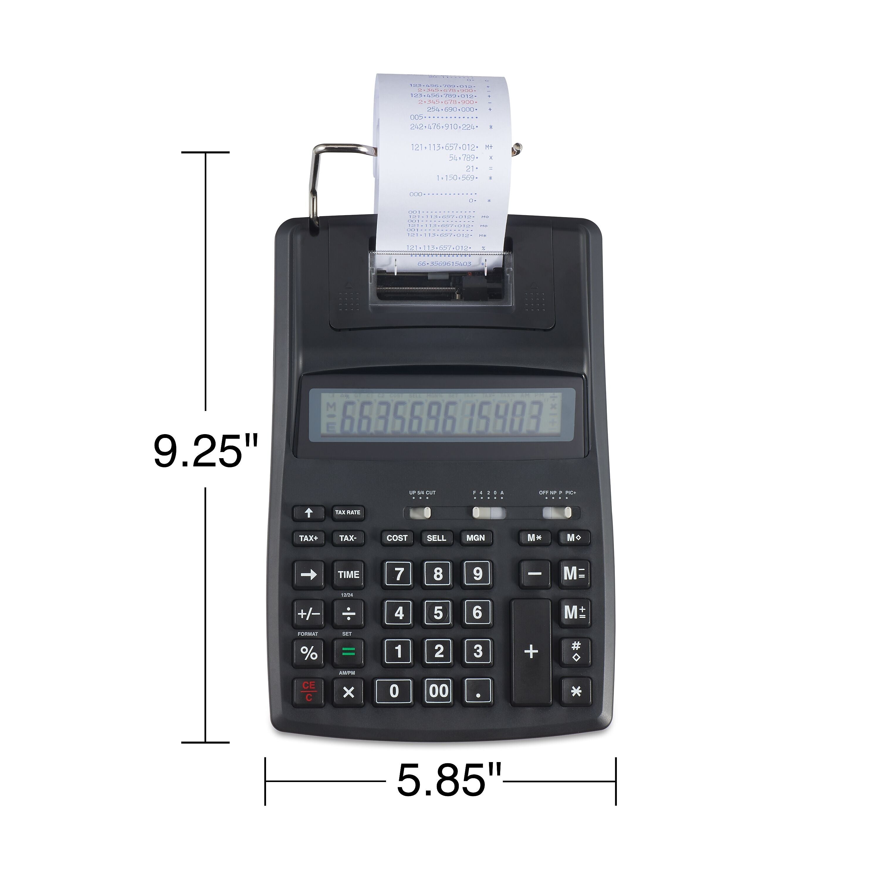 Staples 12-Digit Desktop Printing Calculator, Black