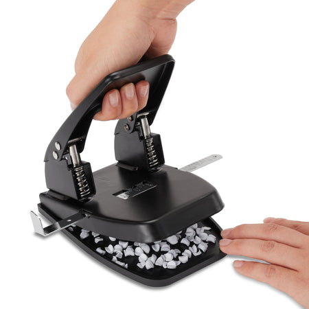 Staples 2-Hole Punch, 28 Sheet Capacity, Black