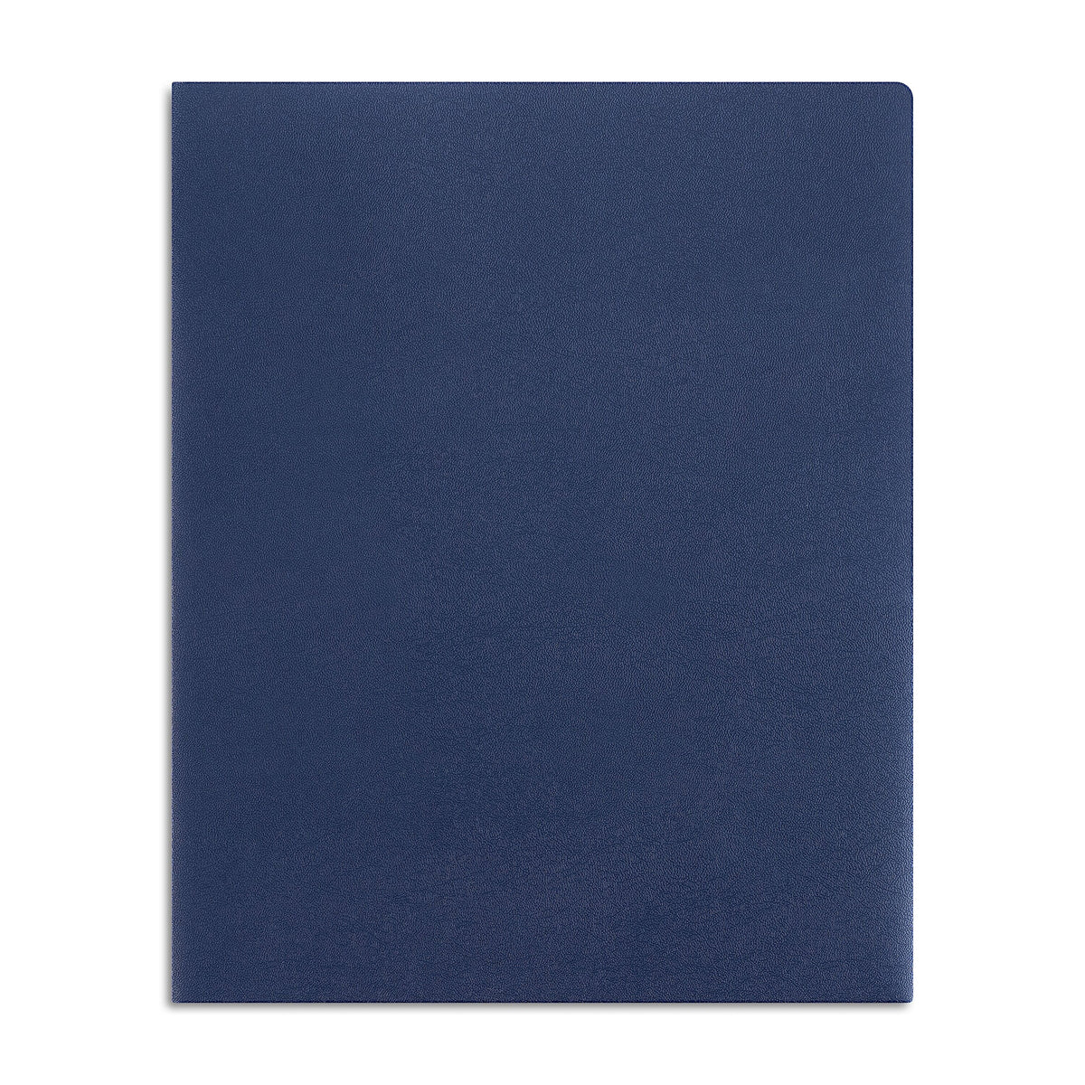 Staples 2-Pocket Plastic Presentation Folder, Dark Blue