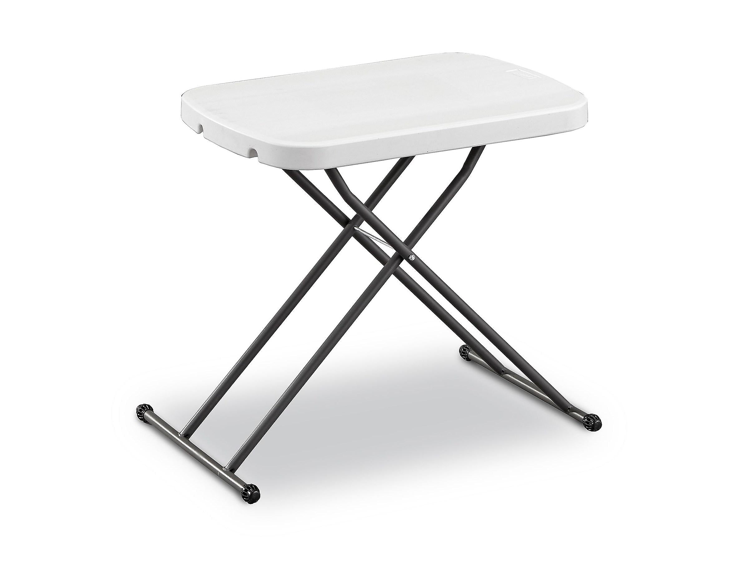 Staples® 25.5" x 17.8" Folding Table, White