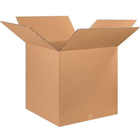 Staples 26" x 26" x 26" Corrugated Shipping Boxes, 275#/ECT-48 Mullen Rated Corrugated, Pack of 5,