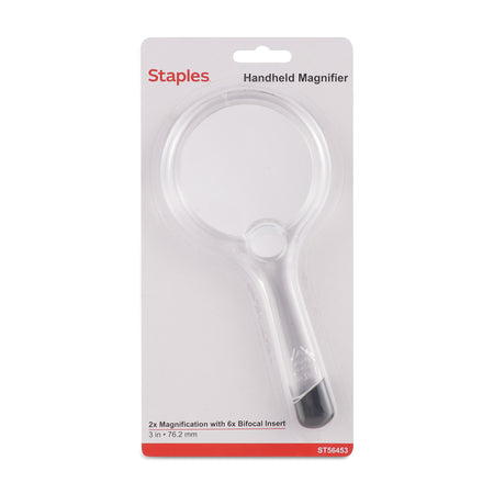 Staples 2x Handheld Magnifier