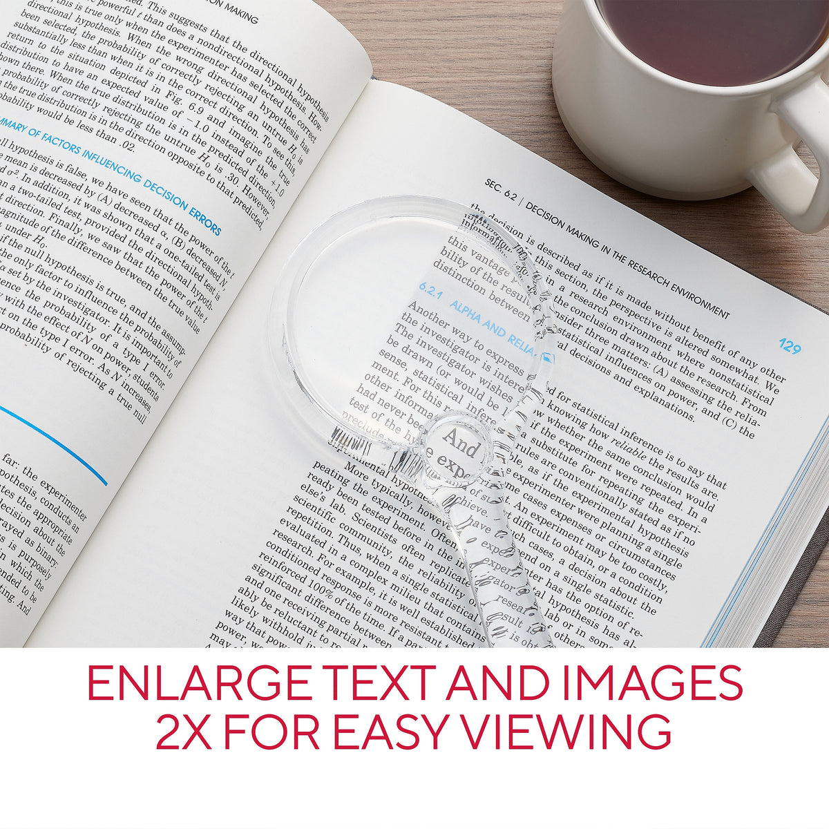 Staples 2x Handheld Magnifier