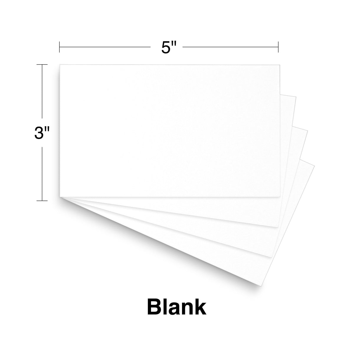 Staples 3" x 5" Index Cards, Blank, White, 500/Pack