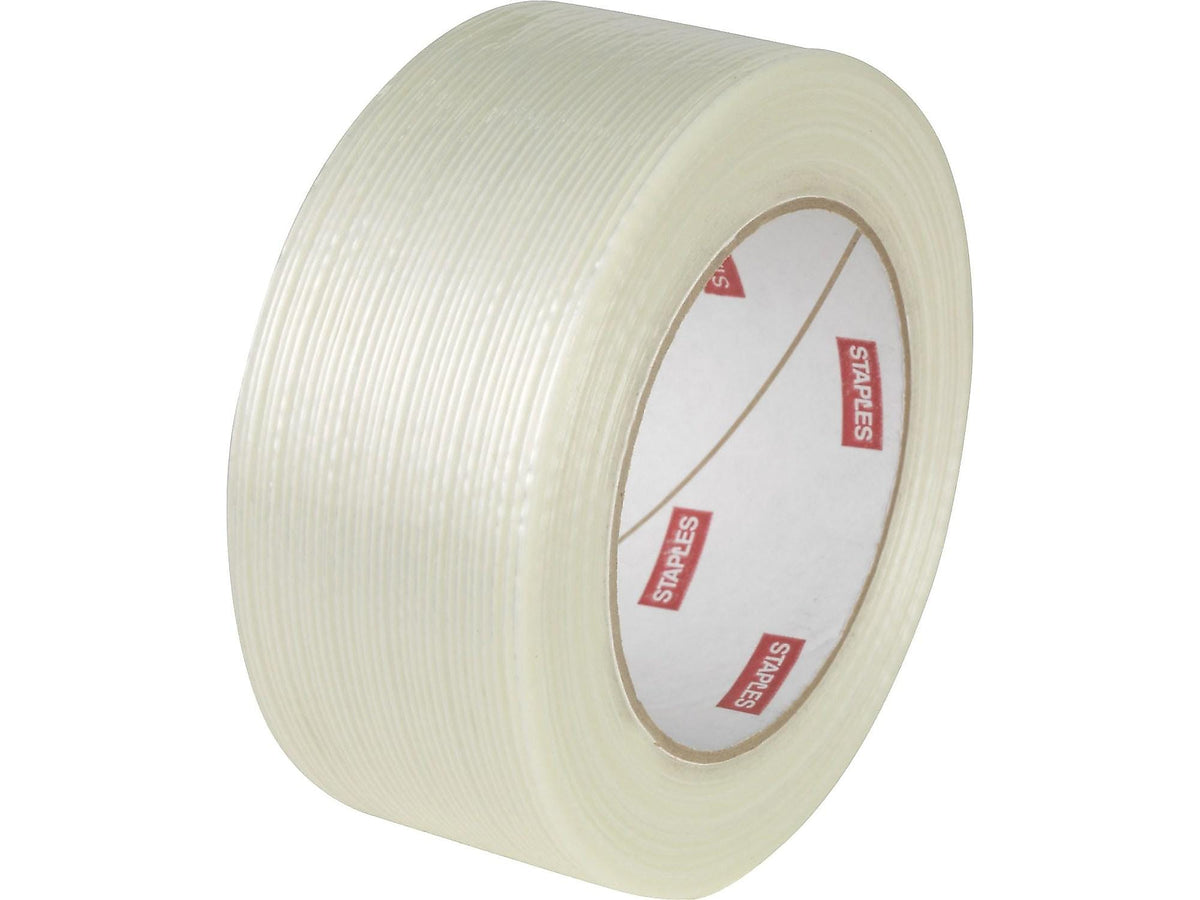 Staples 4 mil Filament Tape, 1.9" x 60 yds., 3"Core