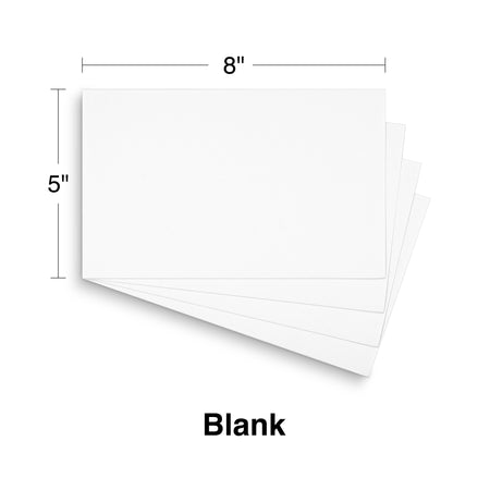 Staples 5" x 8" Index Cards, Blank, White, 500/Pack