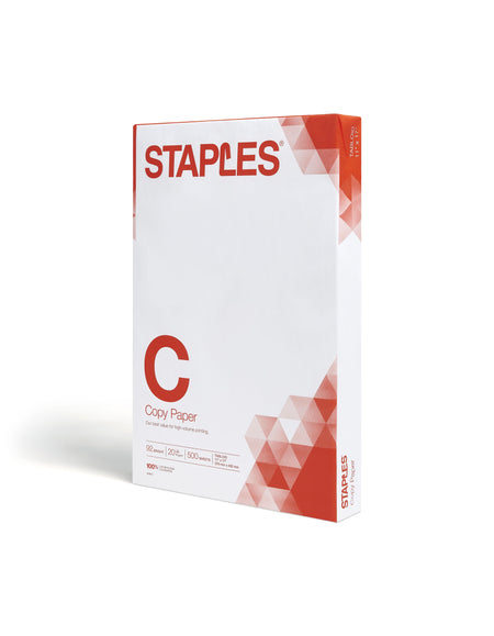 Staples 50% Recycled 11" x 17" Multipurpose Paper, 24 lbs., 96 Brightness, 500/Ream