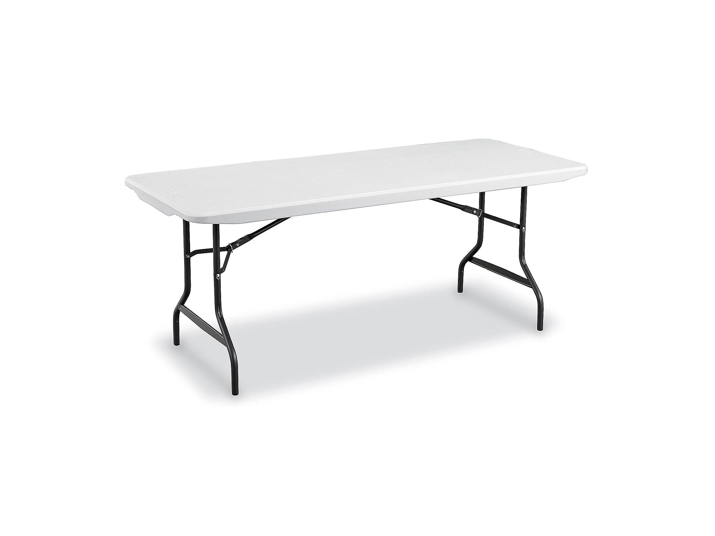 Staples® 6' x 29" Folding Table, Gray