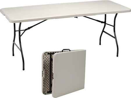 Staples® 6' x 30" Folding Table, Light Gray