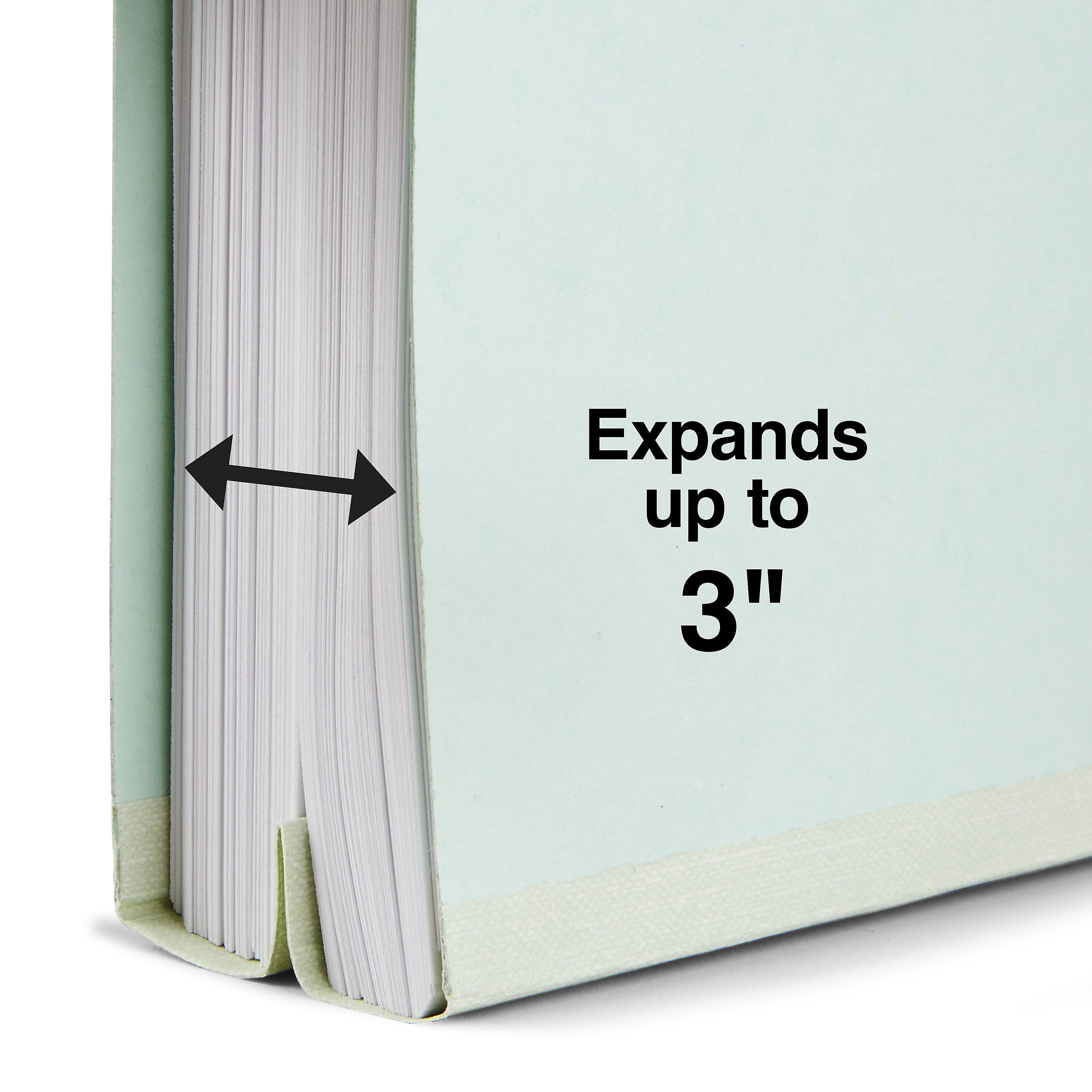 Staples® 60% Recycled Classification Folder, 3