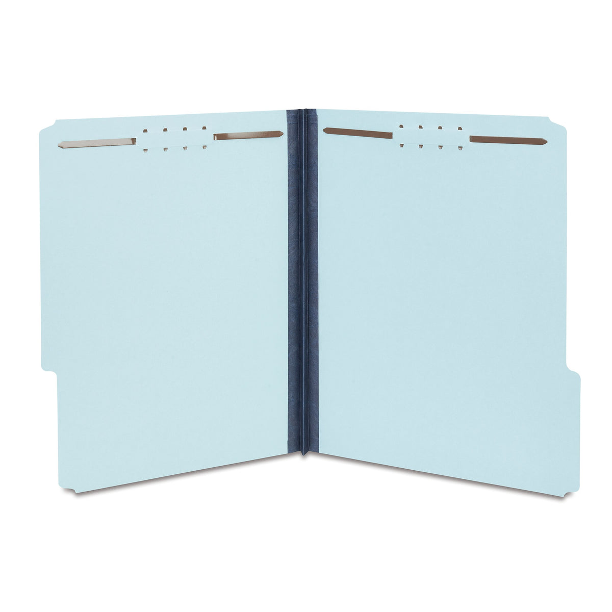 Staples® 60% Recycled Pressboard Classification Folder, 1" Expansion, Letter Size, Light Blue, 25/Box