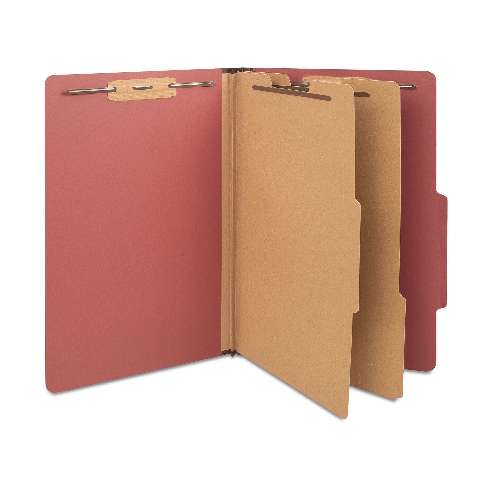 Staples 60% Recycled Pressboard Classification Folder, 2-Dividers, 2.5