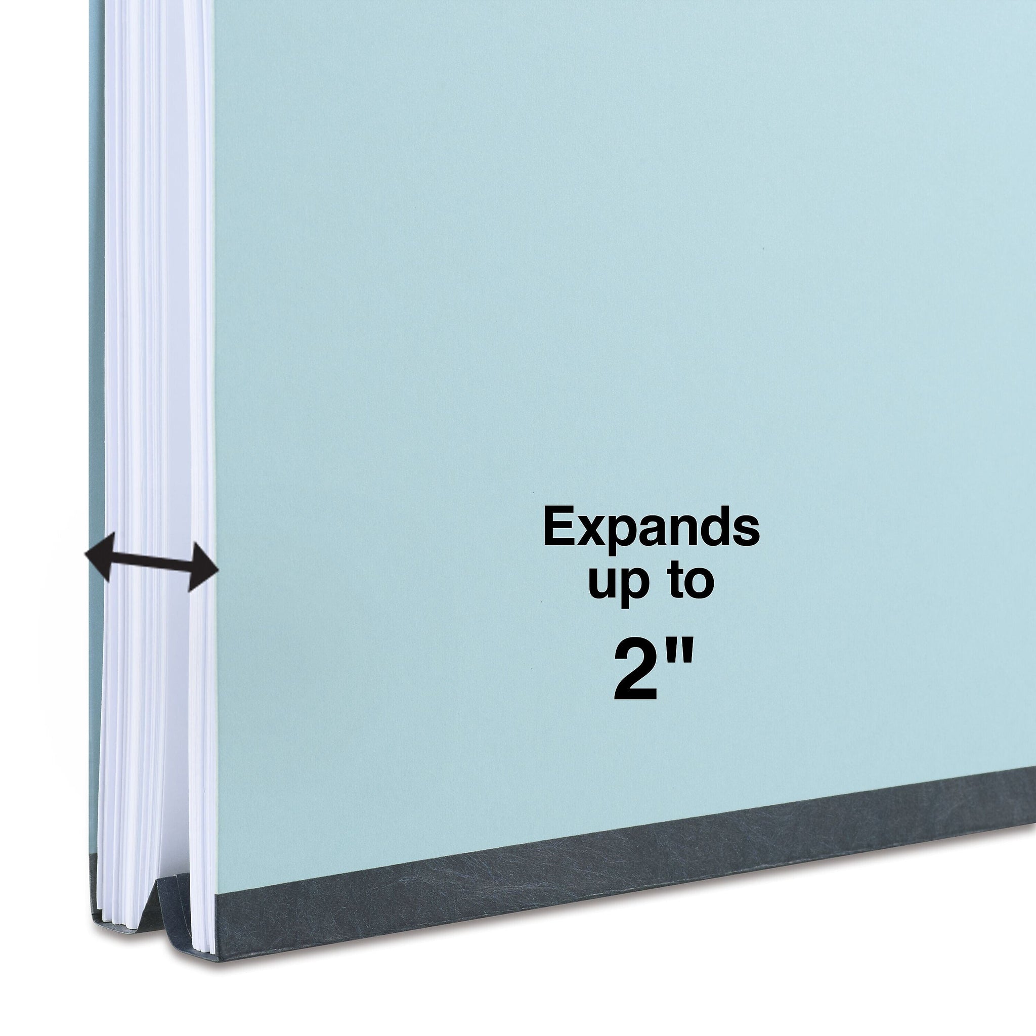 Staples® 60% Recycled Pressboard Classification Folder, 2