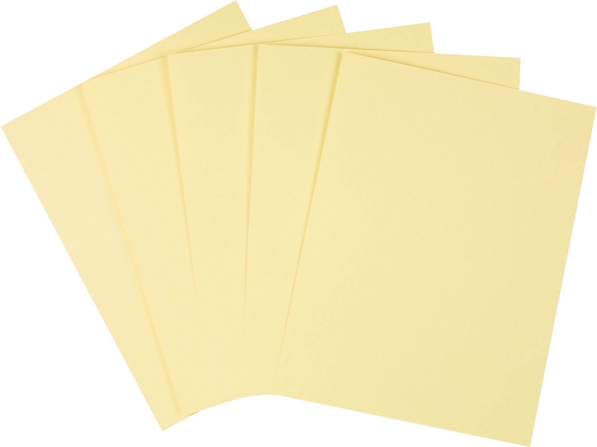 Staples 67 lb. Cardstock Paper, 8.5" x 11", Canary, 250 Sheets/Pack