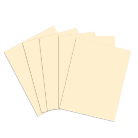 Staples 67 lb. Cover Stock Paper, 8.5" x 11", Ivory, 250 Sheets/Pack