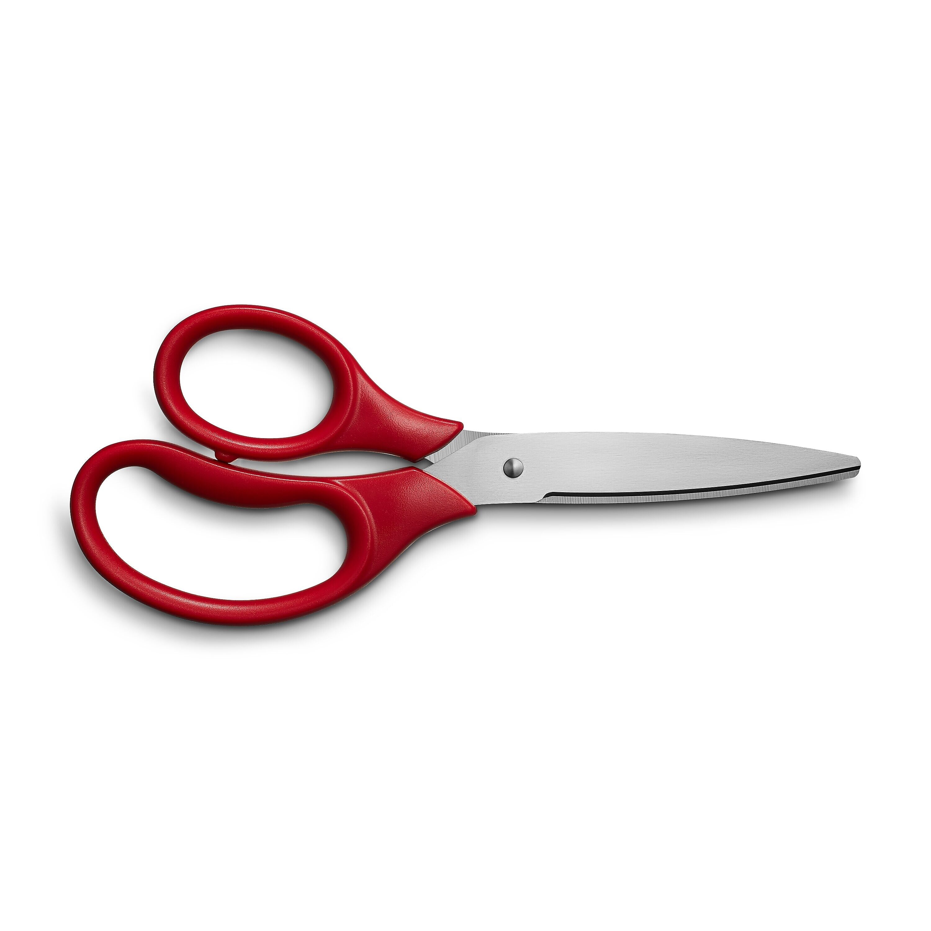 Staples 7" Kids Pointed Tip Stainless Steel Scissors, Straight Handle, Right & Left Handed