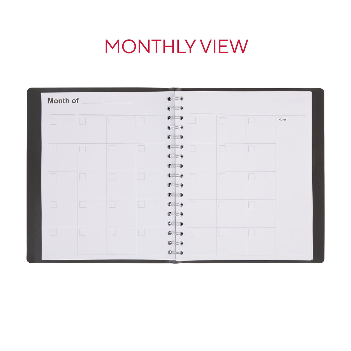 Staples 7" x 8.75" Daily Planner, Black