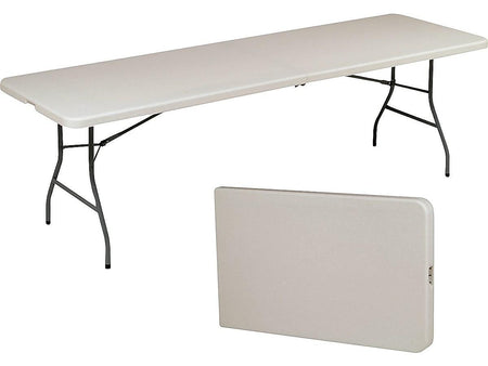 Staples® 8' x 30" Folding Table, White