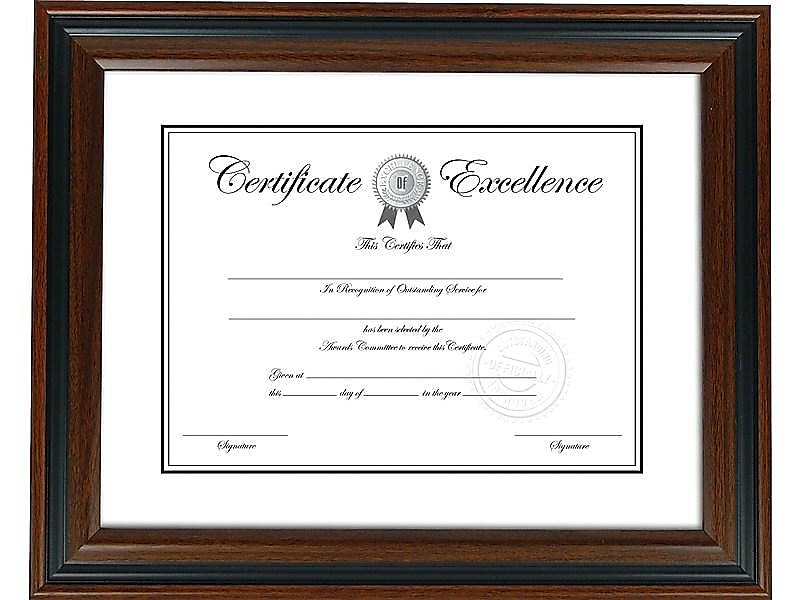 Staples® 8.5" x 11" Plastic Certificate Frames