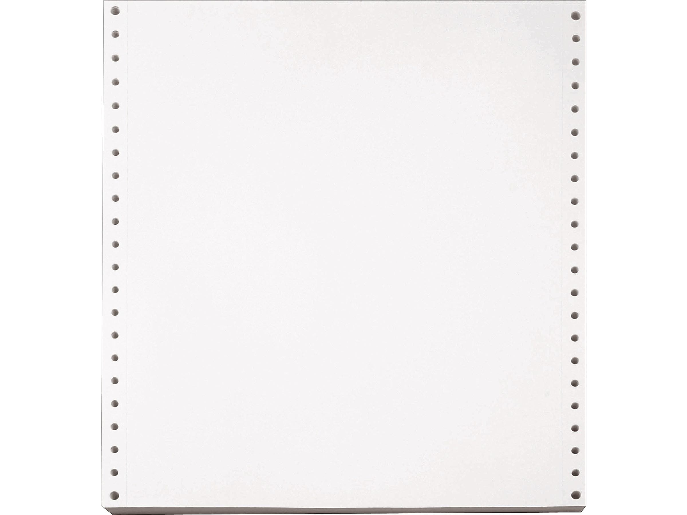 Staples 9.5" x 11" Continuous Paper, 18 lbs., 92 Brightness, 2500/Carton