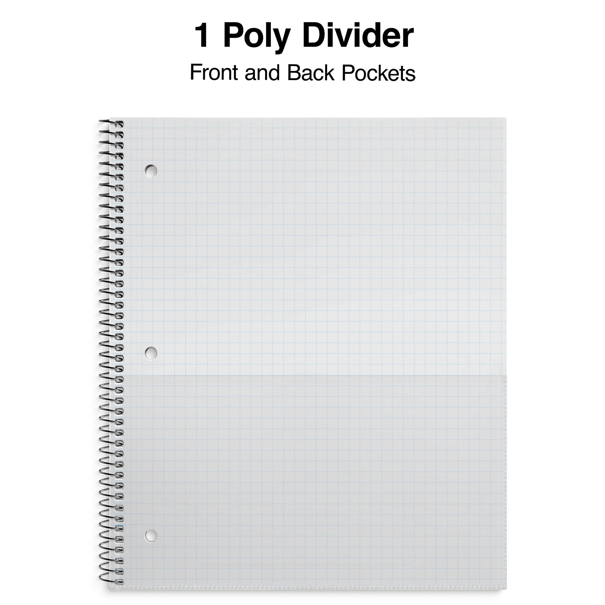 Staples® Accel 1-Subject Notebook, 8.5