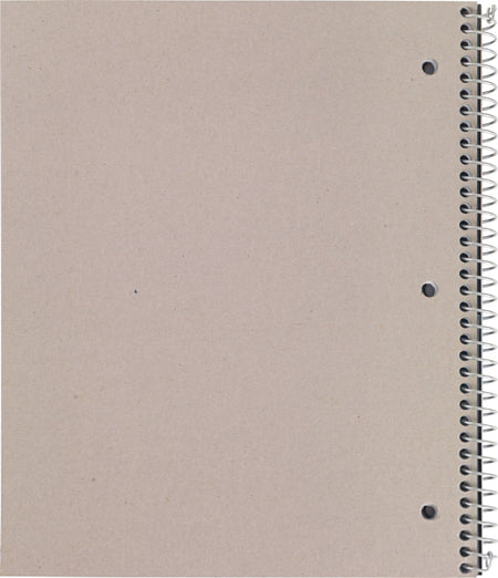 Staples Accel 1-Subject Subject Notebook, 8-1/2" x 11", Graph Ruled, Assorted, 12/Pack