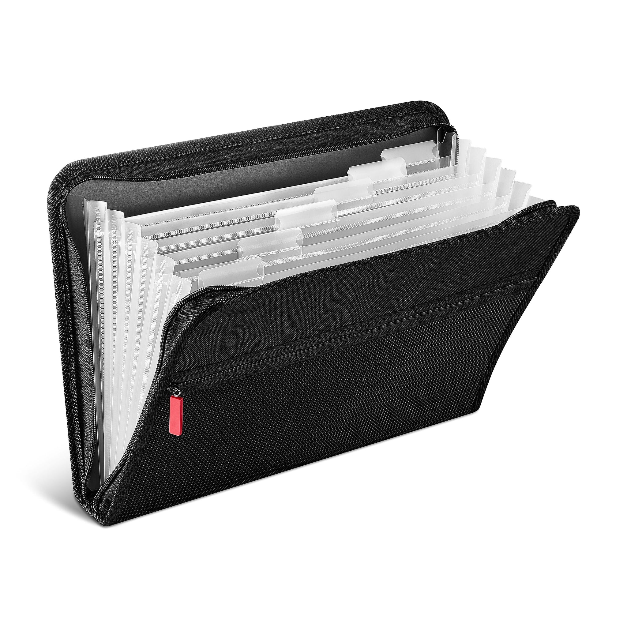 Staples Accordion File, 7-Pocket, Letter Size, Black