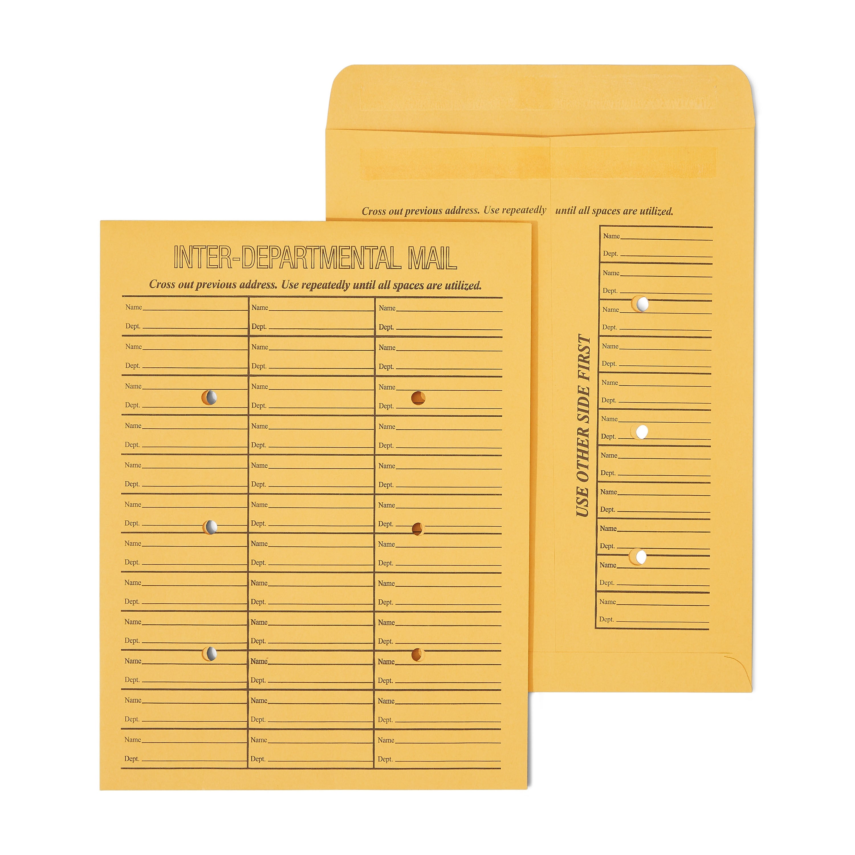 Staples Adhesive Inter-Departmental Envelope, 10