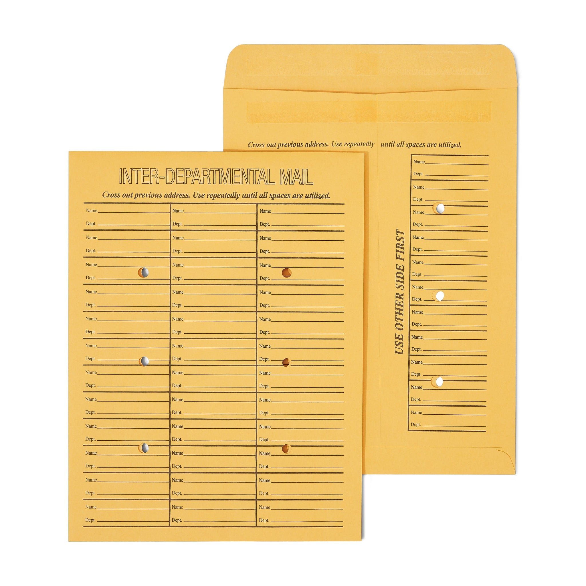 Staples Adhesive Inter-Departmental Envelope, 10