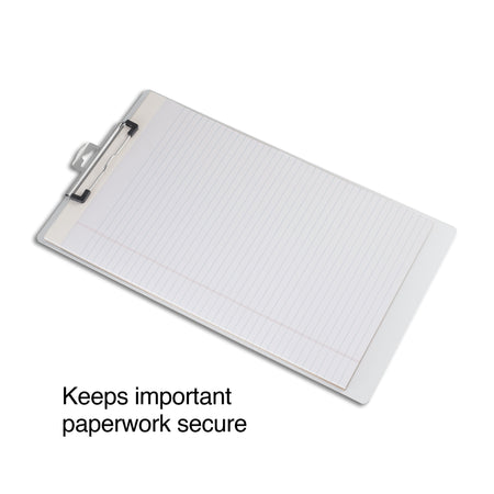 Staples Aluminum Clipboard, Legal Size, Silver