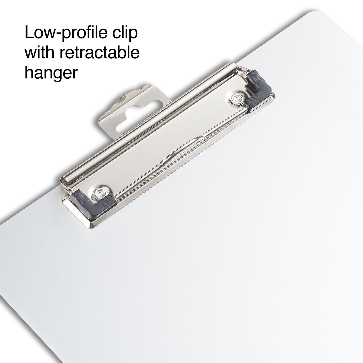 Staples Aluminum Clipboard, Letter Size, Silver