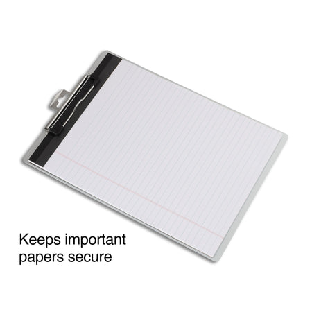 Staples Aluminum Clipboard, Letter Size, Silver