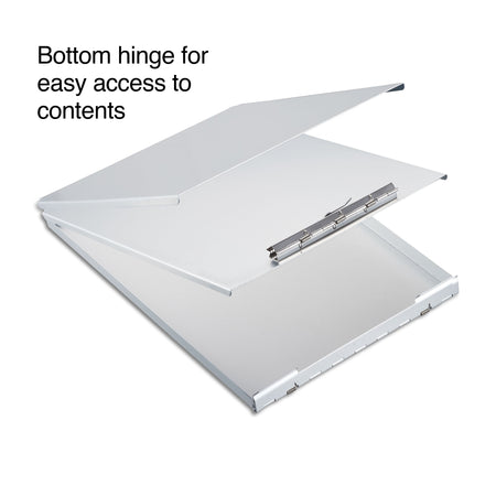 Staples Aluminum Storage Clipboard, Letter Size, Silver