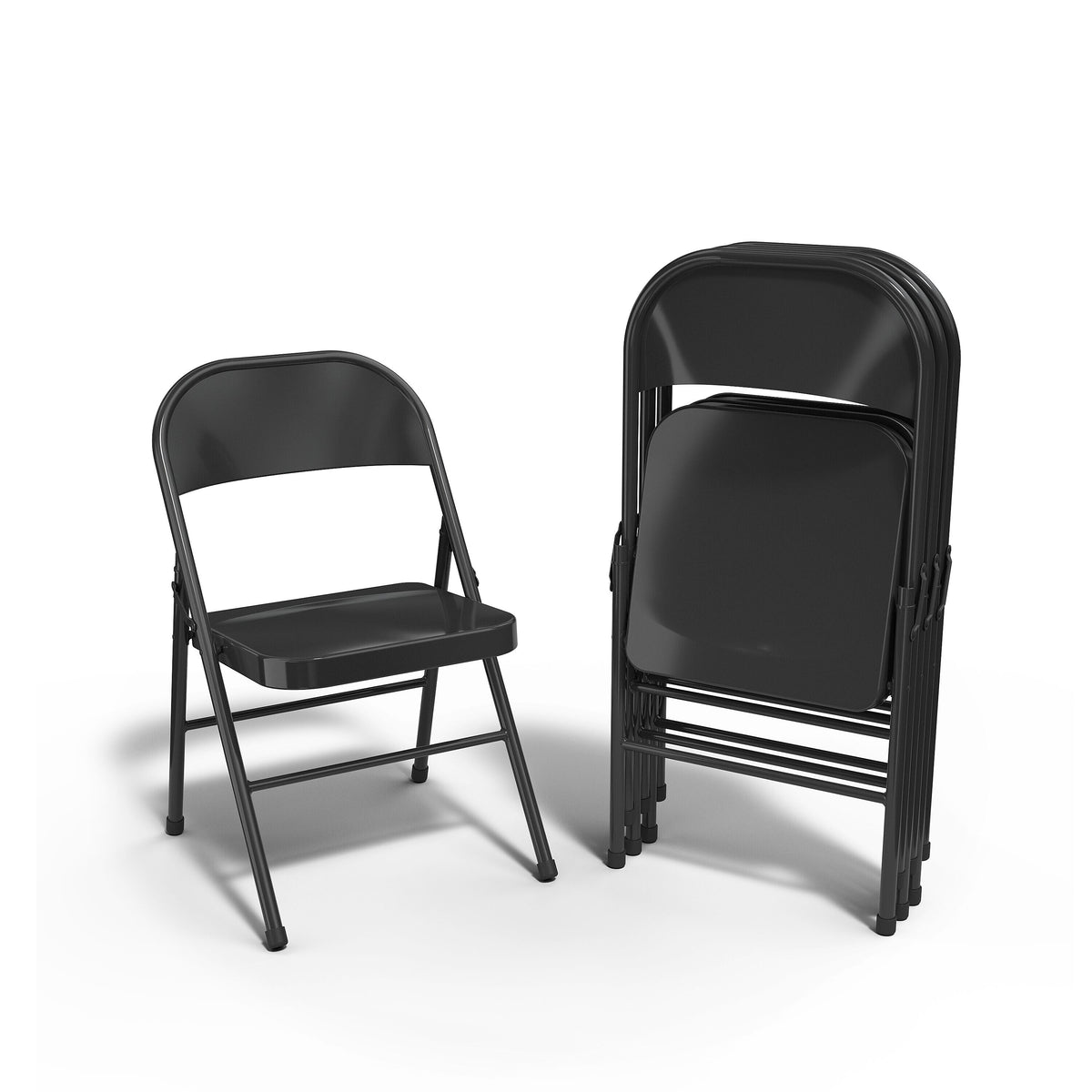 Staples Banquet/Reception Chair, Black, 4/Pack