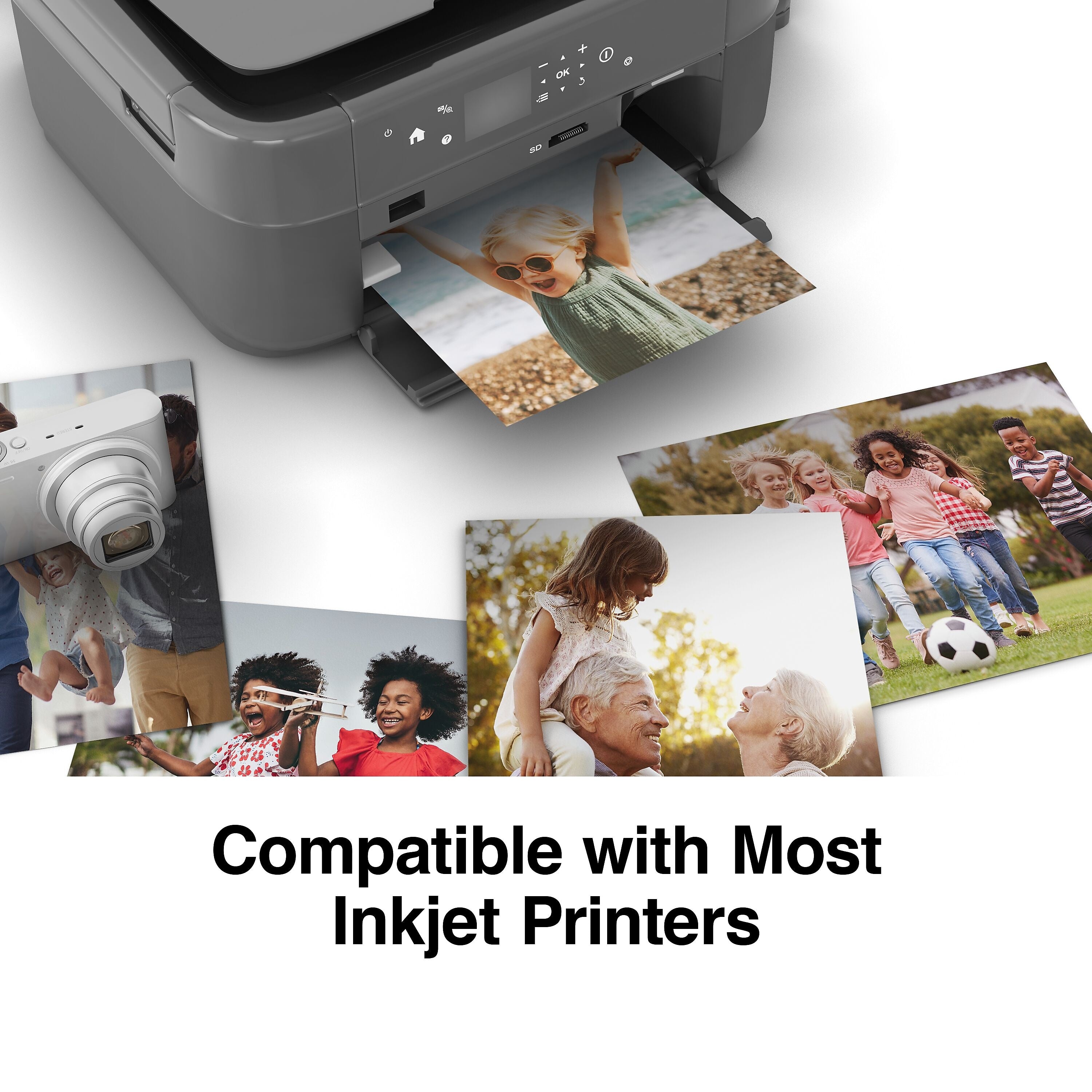 Staples Basic Glossy Photo Paper, 8.5