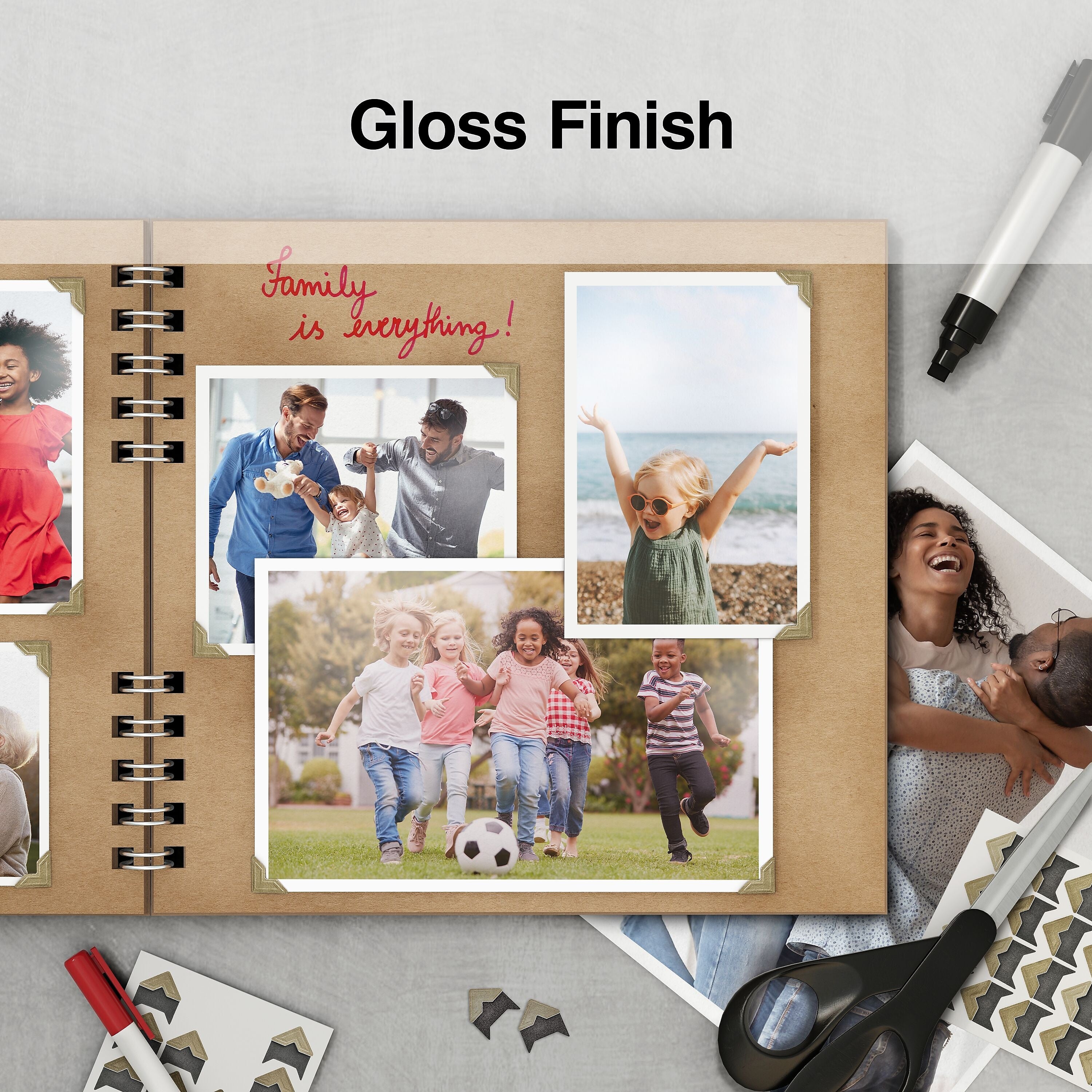 Staples Basic Glossy Photo Paper, 8.5