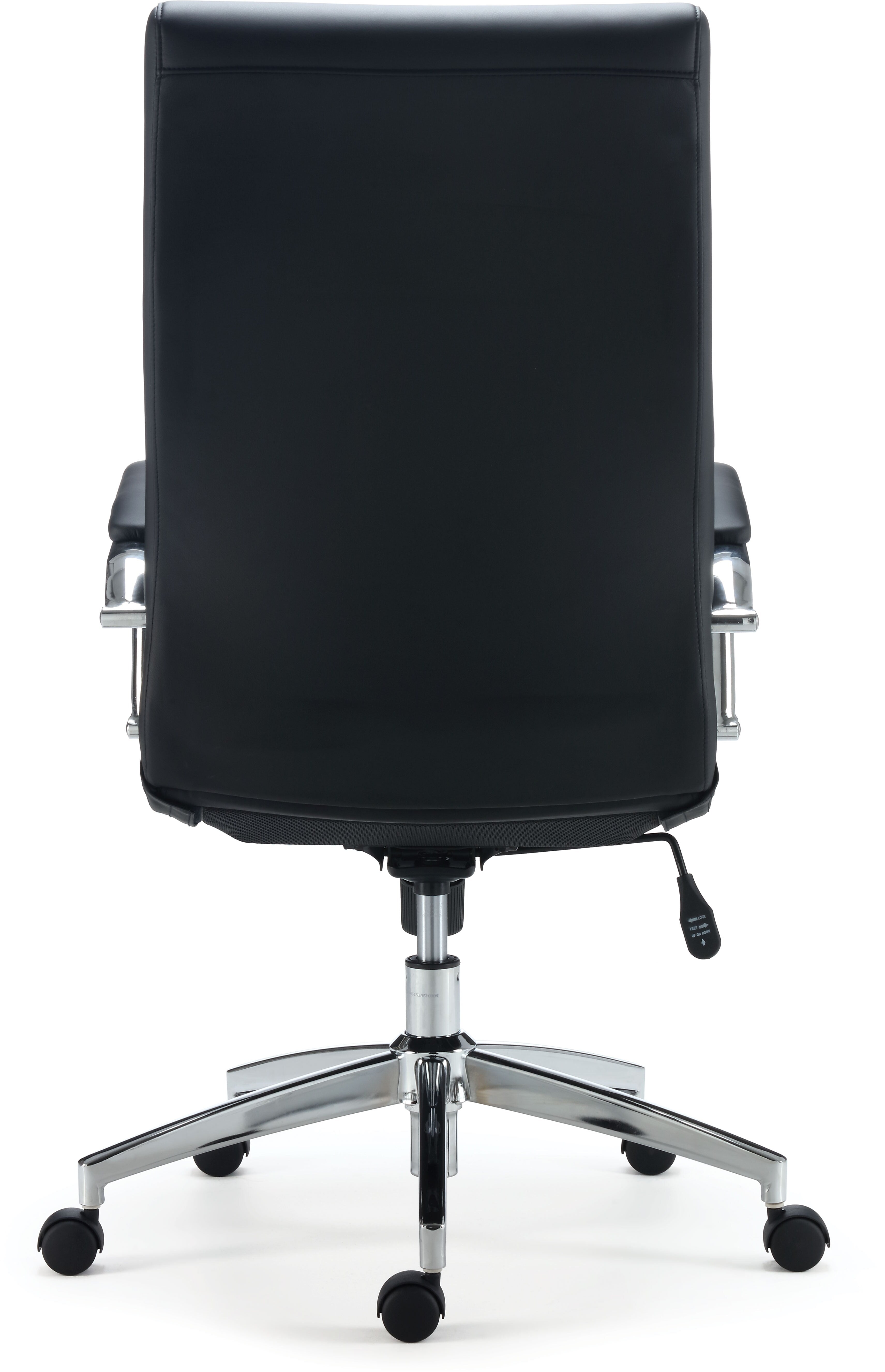 Staples Bentura Ergonomic Bonded Leather Swivel Managers Chair, Black