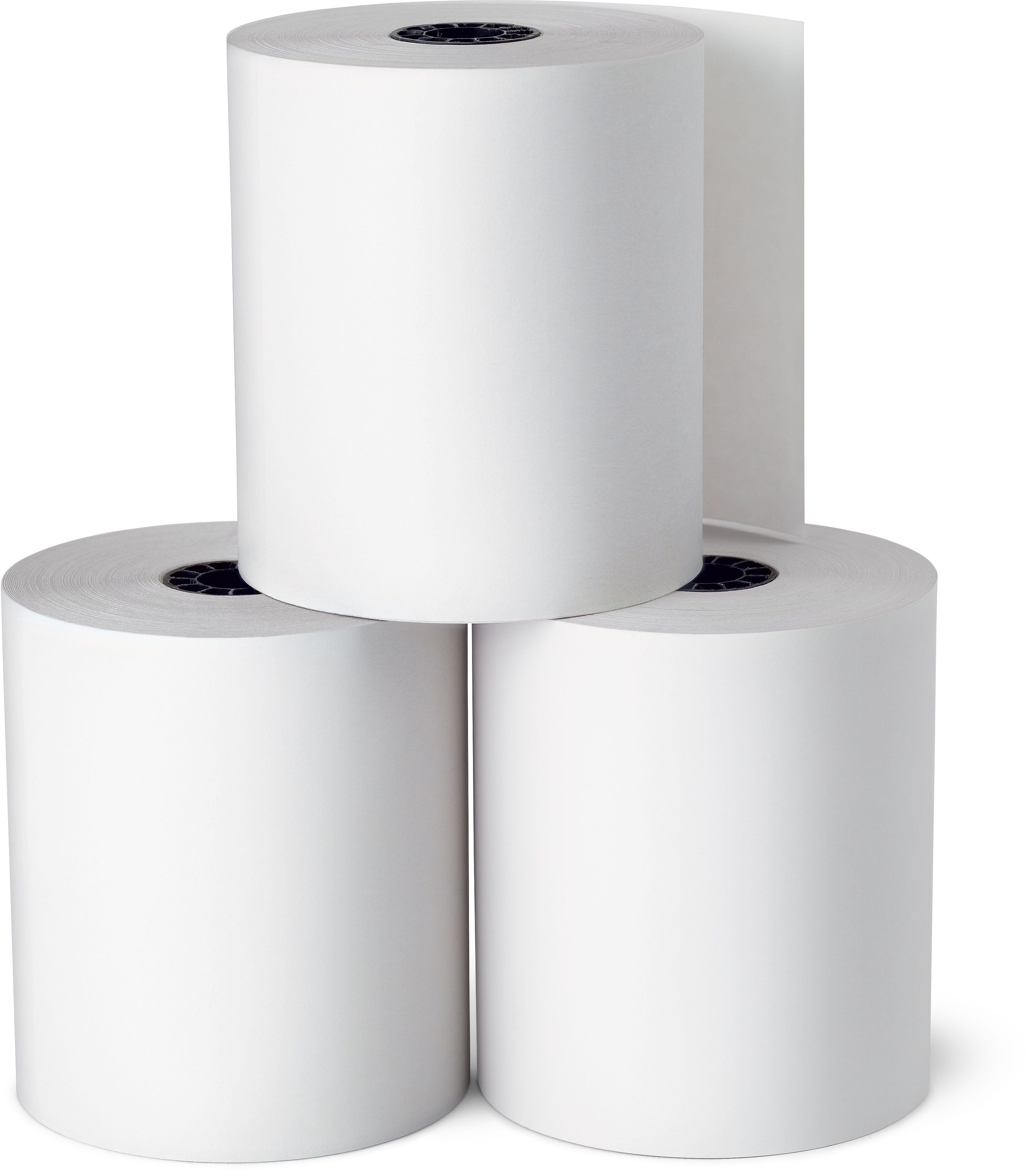 Staples Bond Paper Cash Register Rolls, 1-Ply, 3-1/4