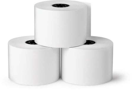 Staples Bond Paper Rolls, 1-Ply, 2 1/4" x 200', 5 Rolls/Pack