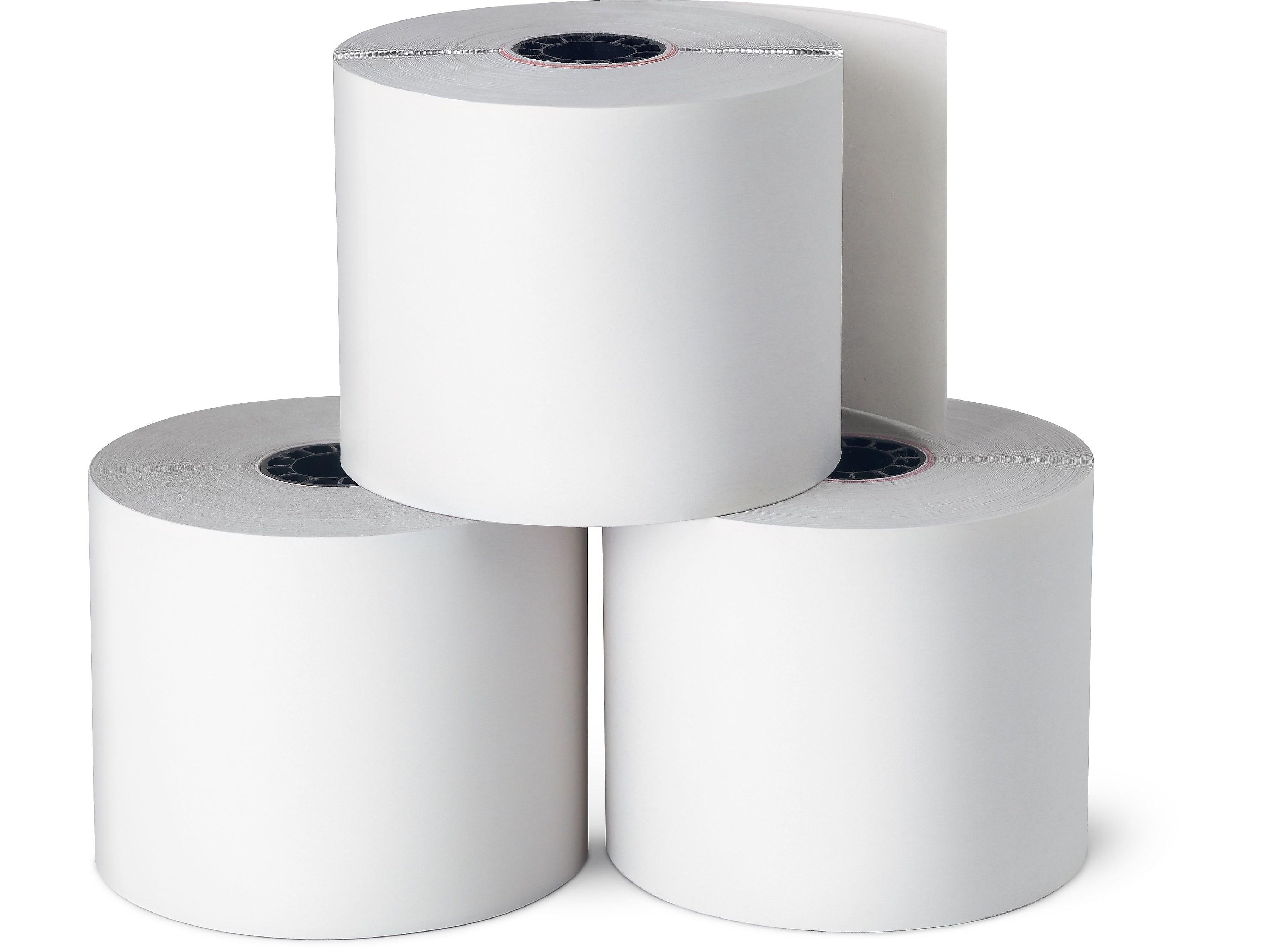 Staples Bond Paper Rolls, 2 1/4