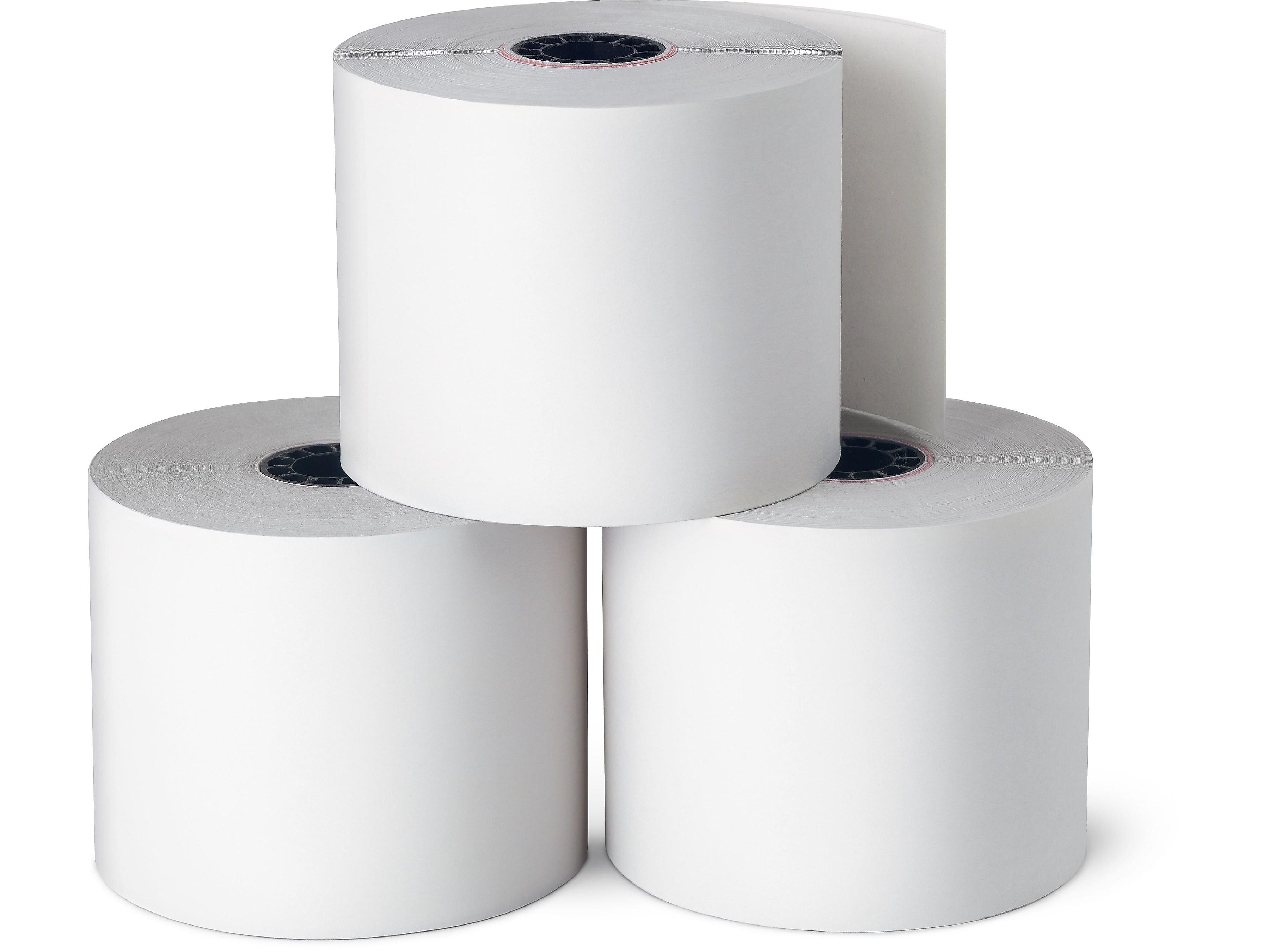 Staples Bond Paper Rolls, 2 1/4