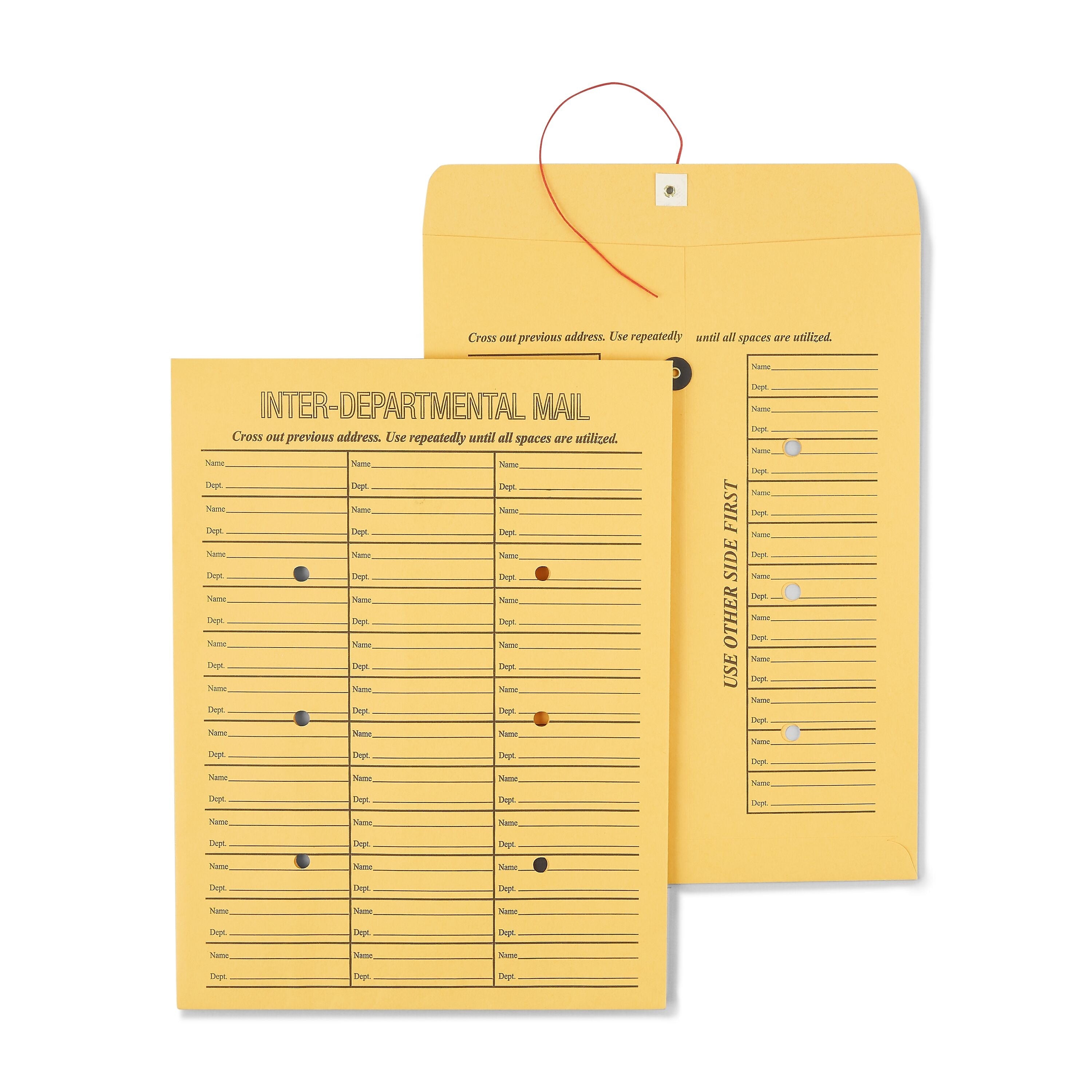 Staples Button & String Inter-Departmental Envelopes, 10