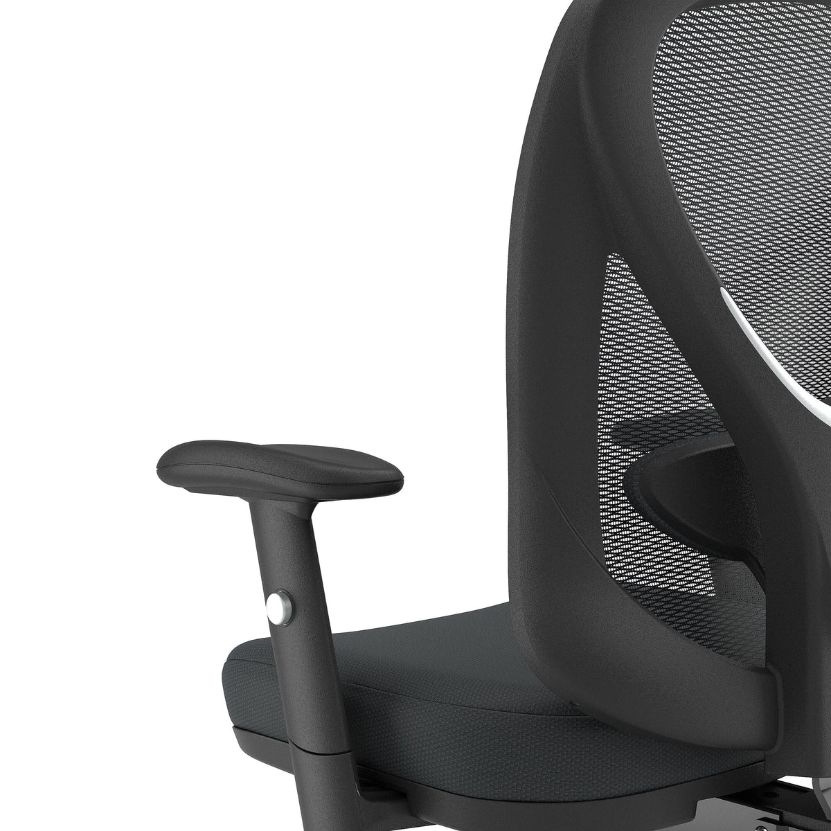 Staples Carder Ergonomic Fabric Swivel Computer and Desk Chair, Black