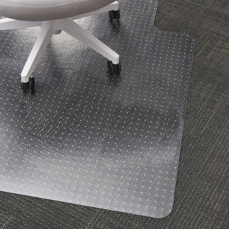 Staples® Carpet Chair Mat, 36" x 48'', Flat-Pile, Clear