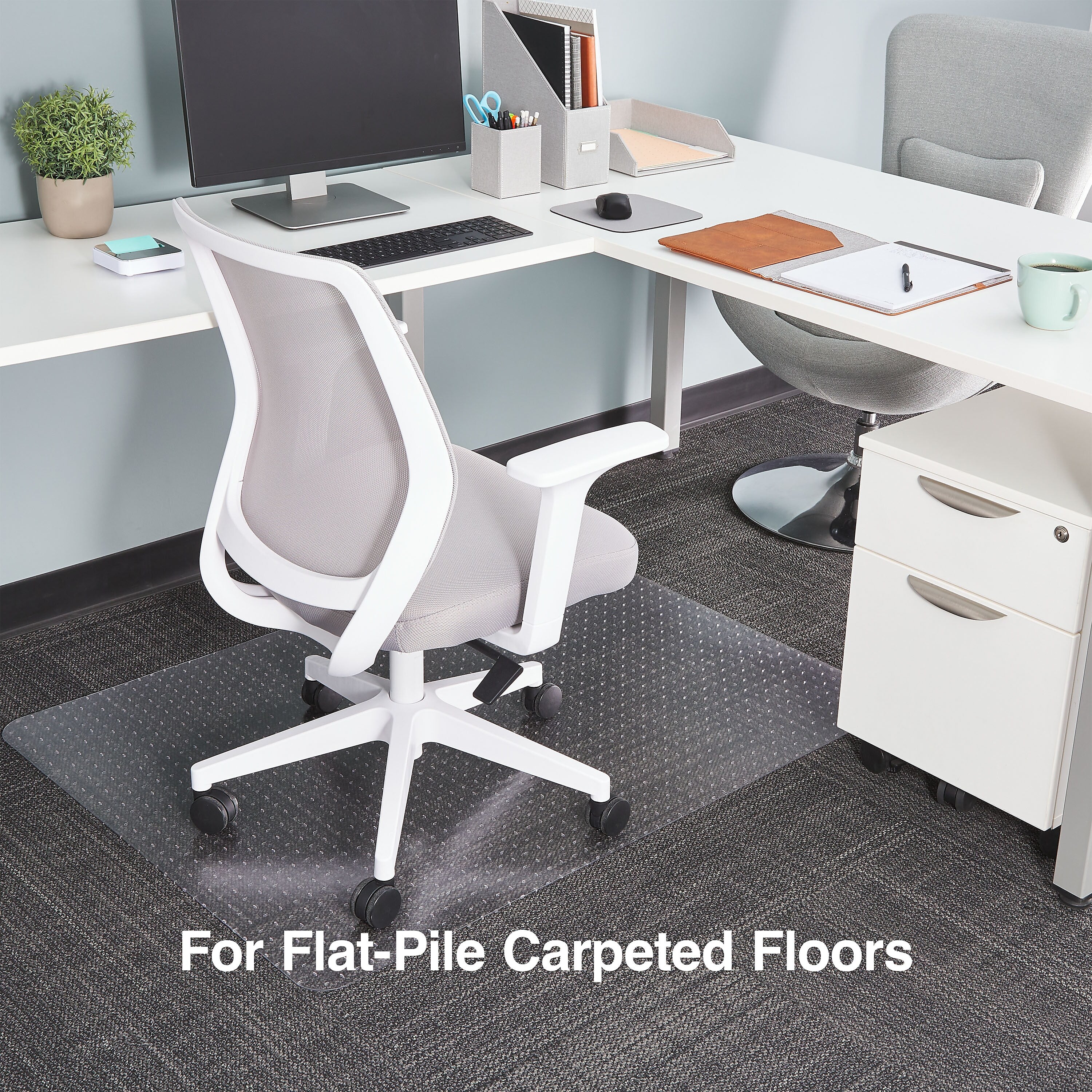 Staples® Carpet Chair Mat, 36