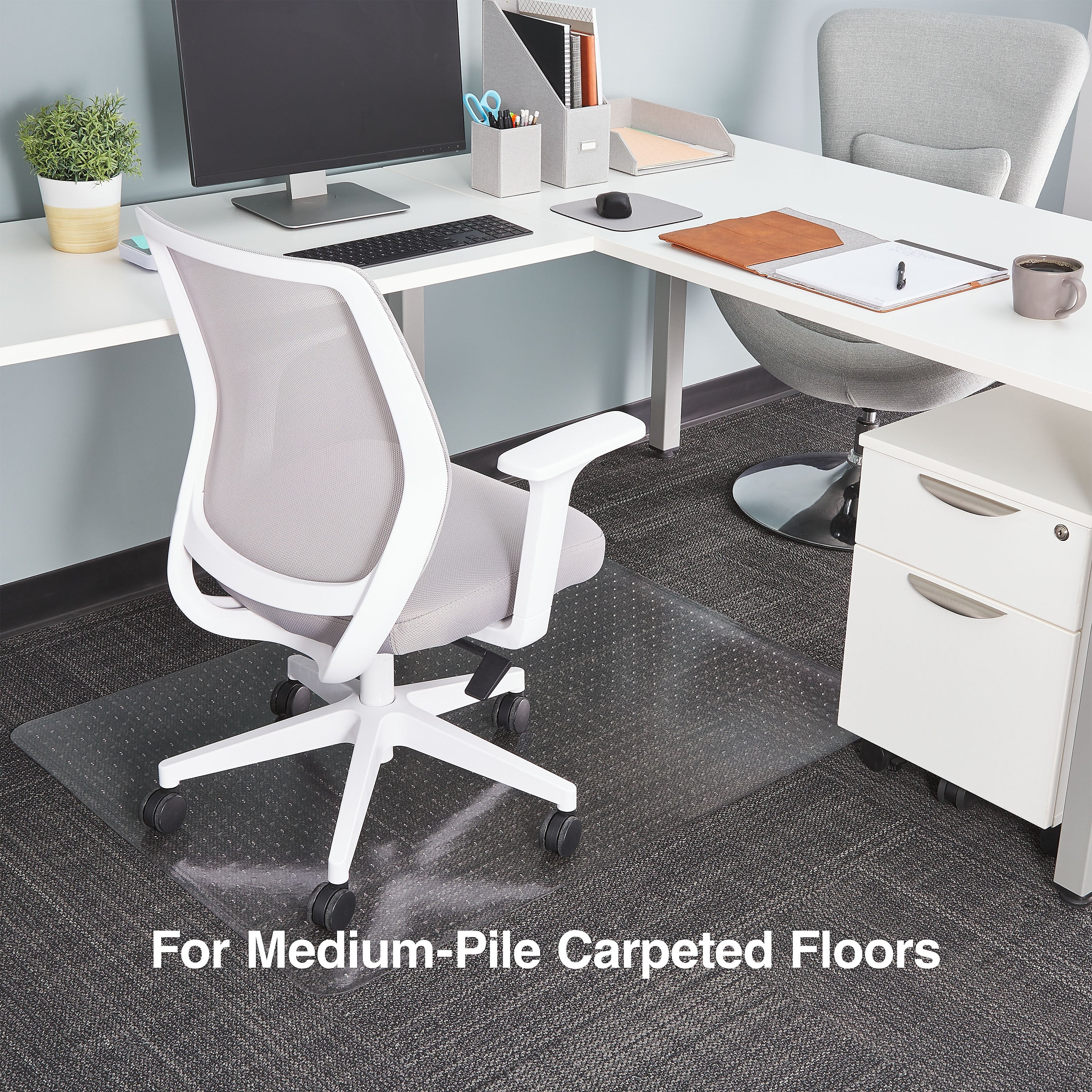 Staples® Carpet Chair Mat, 36