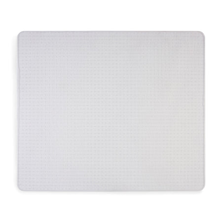 Staples® Carpet Chair Mat, 45" x 53'', Low-Pile, Crystal Clear